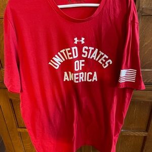 Under Armour red T-shirt